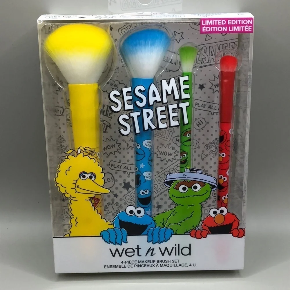 Sesame Street Makeup Brush Set Limited Edition Giftable.